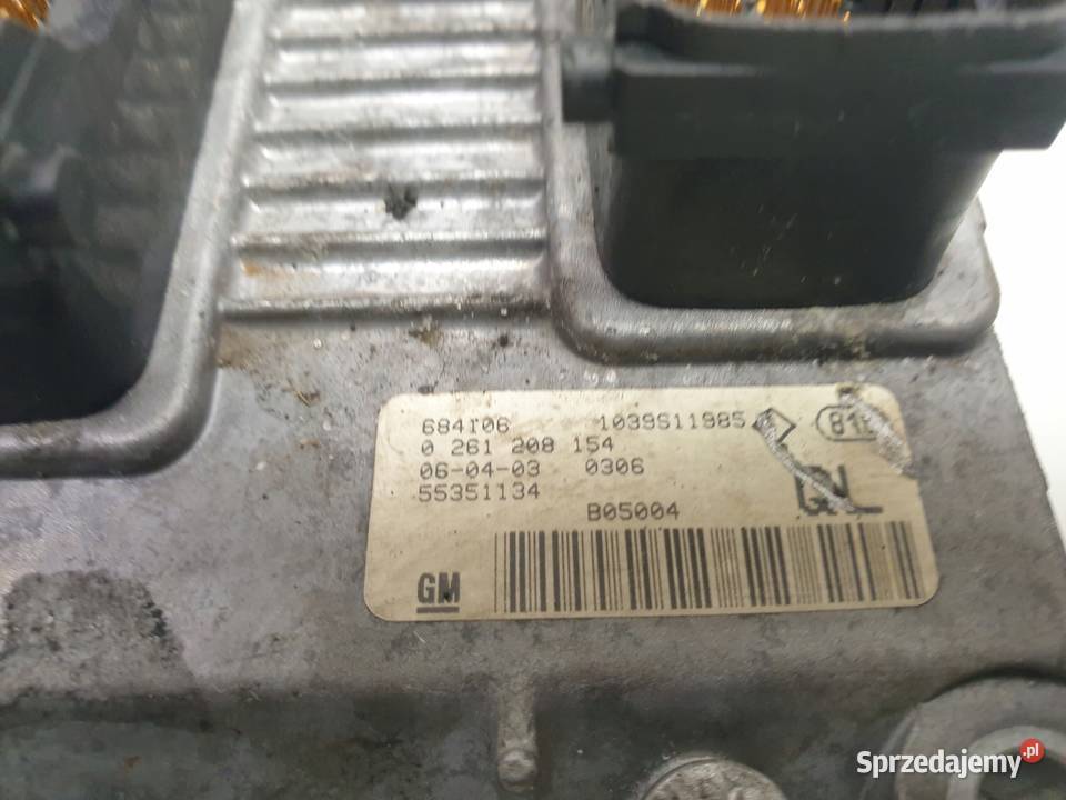 Opel Zafira B 20 T turbo STEROWNIK SILNIKA QL osobowe lubelskie Rudka