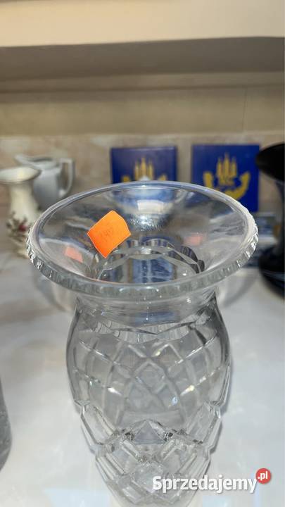 Wazon kryształowe szkło Szlif w romby Gdańsk sprzedam