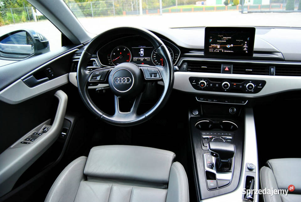 Audi A5 STronic 20TDI 190 Biała SKÓRA wymianie Modliborzyce