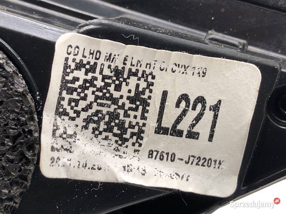 LUSTERKO LEWY KIA CEED Crossover Black Pearl