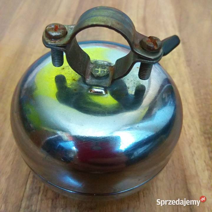 Duży dzwonek rowerowy retro vintage chromowana Świebodzice