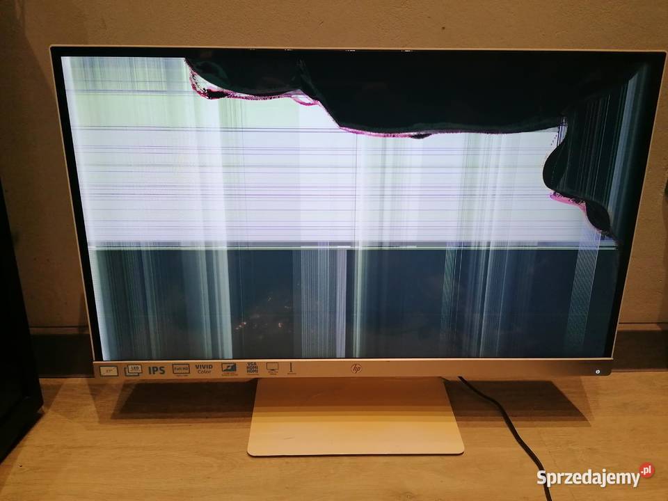 Monitor HP Pavilion 27xW HDMI 1920x1080 uszk łódzkie Zgierz sprzedam