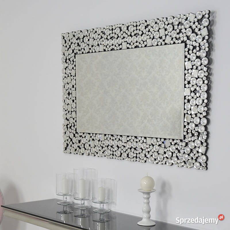 Lustra dekoracyjne ozdobna rama lustro galmour inny kolor Warszawa