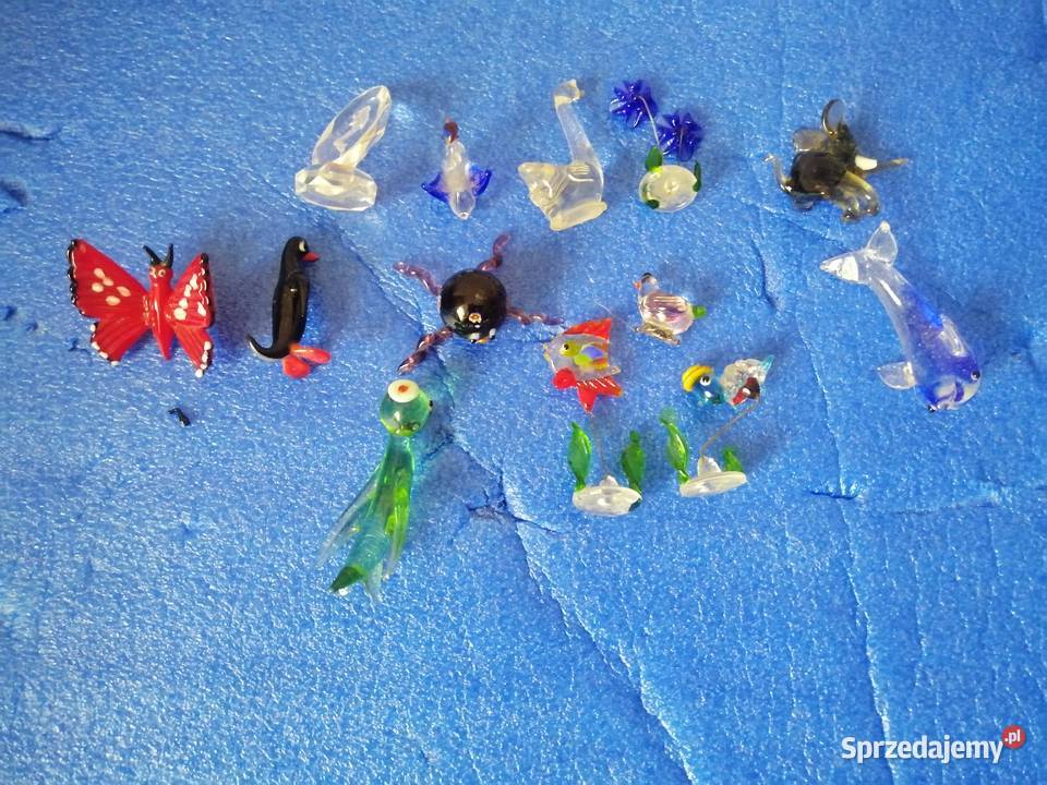 figurki szklane zestaw dolnośląskie