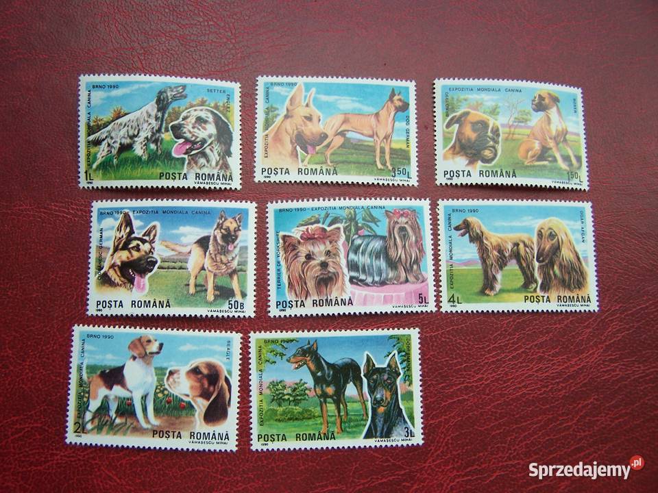 Rumunia 1990 MNH Mi 460310 Fauna Psy śląskie