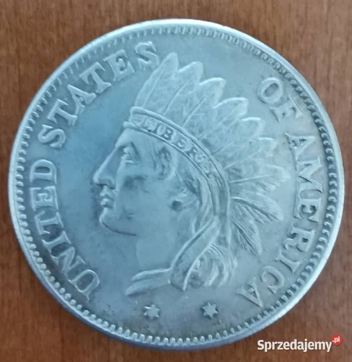 USA 1 Dollar 1851 Indian Head Warszawa Sprzedajemy.pl