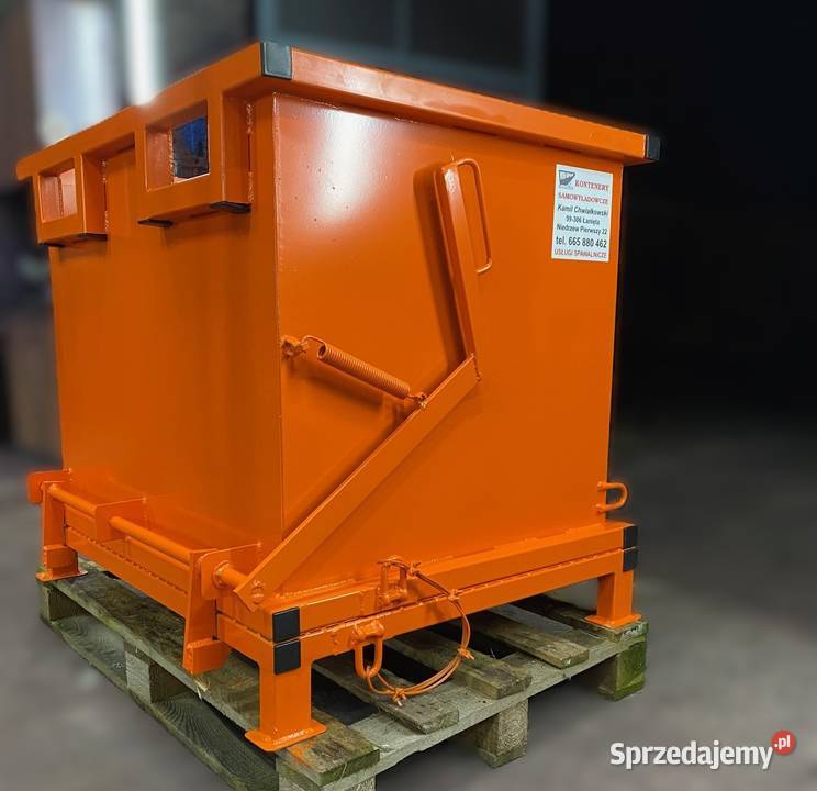 Kontener z otwieranym dnem 05m3 koliba Magazynowanie sprzedam
