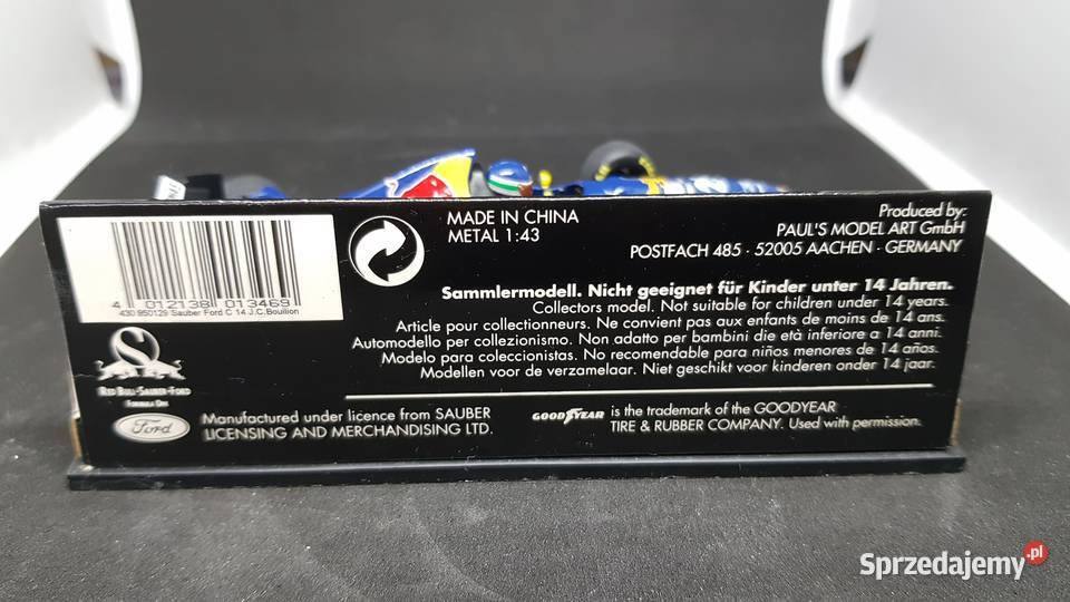 Minichamps F1 143 Sauber Ford C 14 JC boullion Myszków