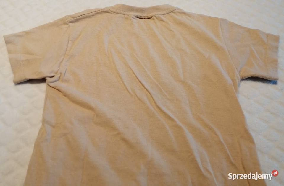 Koszulka krótki rękaw beżowa liczba 22 116 Czeladź