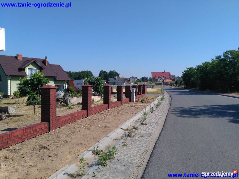 Ala klinkier słupki murki ogrodzenia imitacja Wrocław