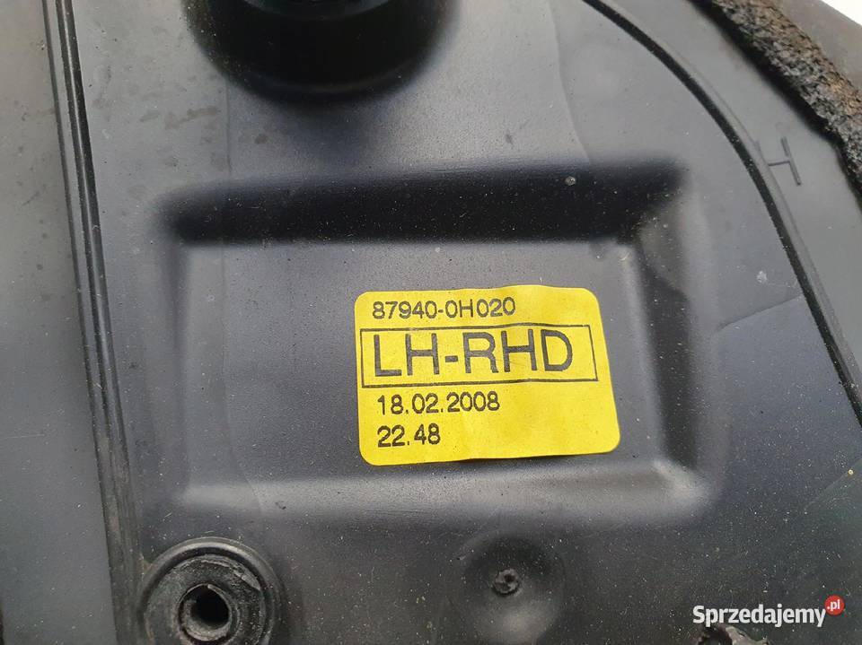 LUSTERKO LEWE Citroen C1 Peugeot 107 Aygo Lusterka zewnętrzne Rudka