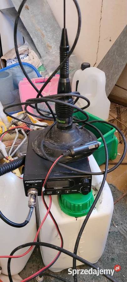 Sprzedam CB President Teddy z anteną 145 Super Staszów