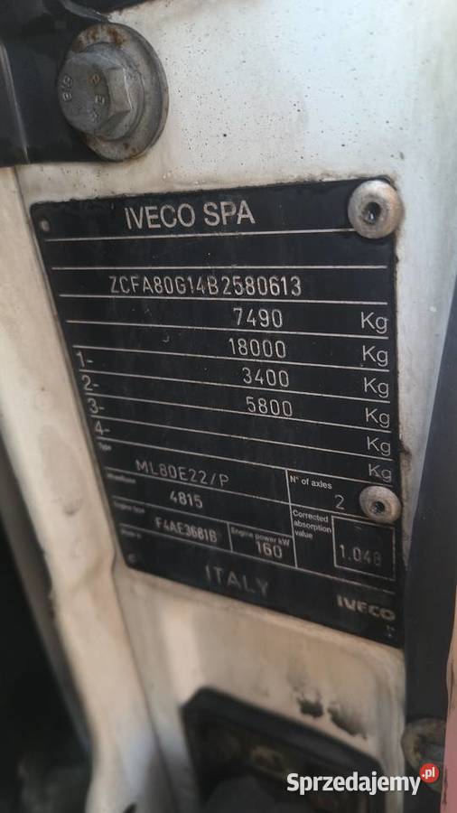 Iveco eurocargo 80e22 Ryki