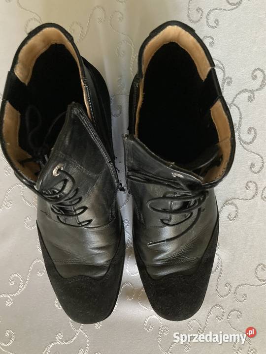 Ekskluzywne buty z zamszowymi wszywkami Czerwionka-Leszczyny