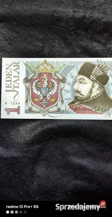 Projekt banknotu 1 Talar Stefan Batory Andrzej Ostrów Mazowiecka