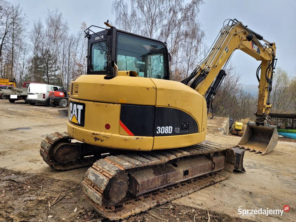 Caterpillar 308D CR koparka gąsienicowa 9 ton Rok produkcji 2013 Chełmiec