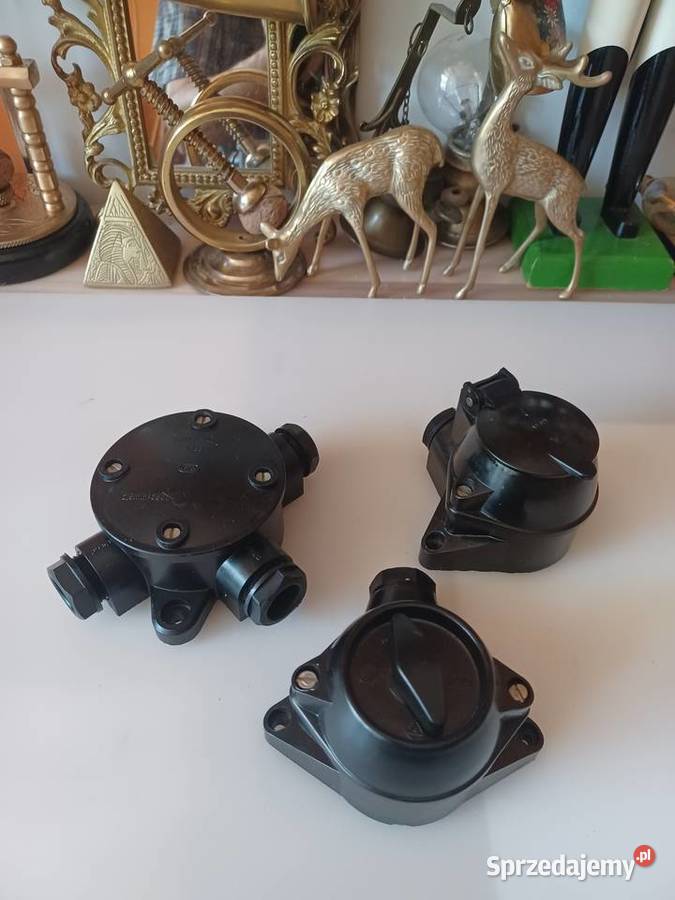 Bakelit gniazdo puszka wyłącznik Poznań