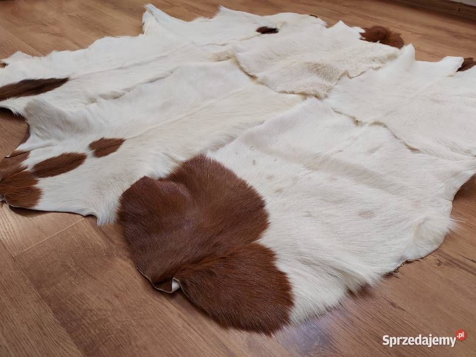 Dywan Skórzany z Naturalnych Kozich Skór 100 Szaflary