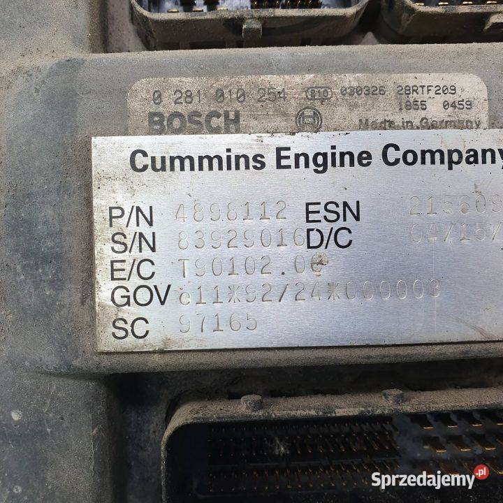 KOMPUTER SILNIKA ECU DAF CF 65220 02810102254 Lipno