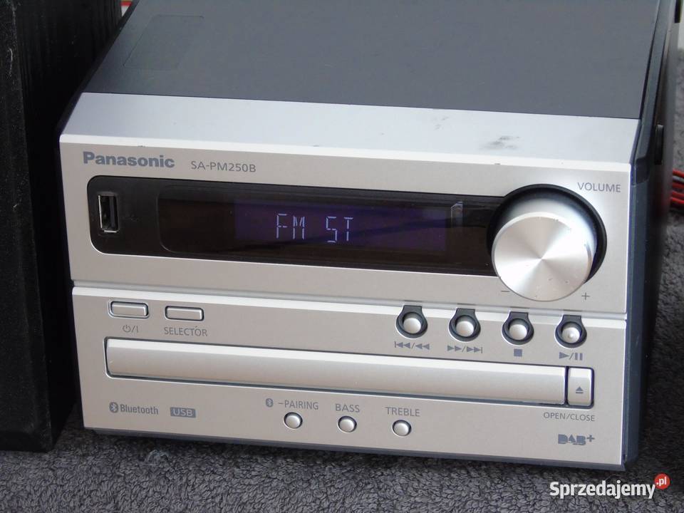 Wieża Panasonic SAPM250 USB mp3 kolumny WYSYŁKA Jasło