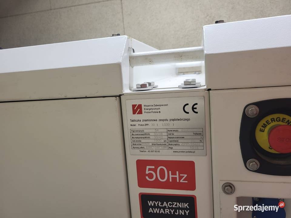 agregat prądotwórczy Proton 30kW małopolskie
