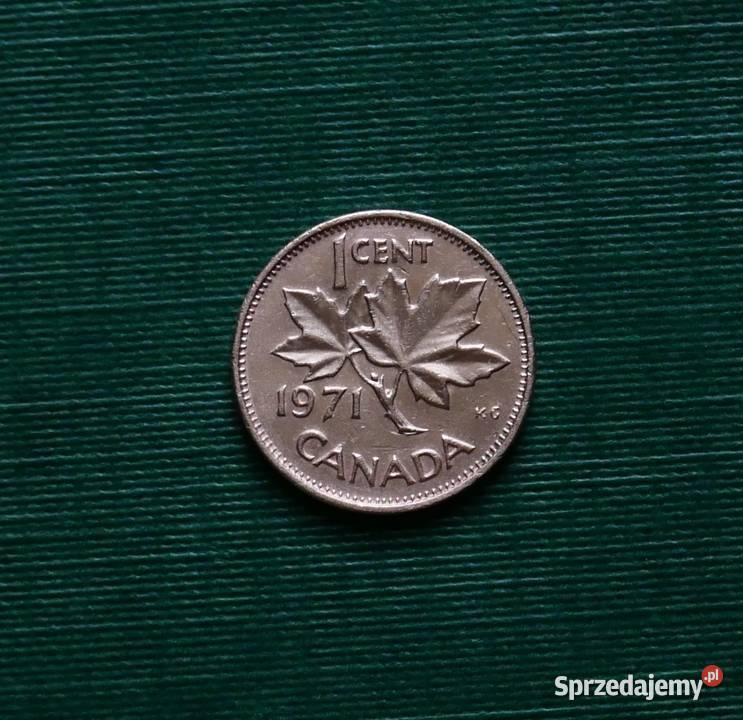 KANADA 1 cent 1971r śląskie Gliwice