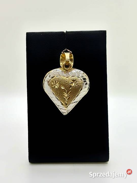 Złota zawieszka pr 585 189g Serce warmińsko-mazurskie Elbląg