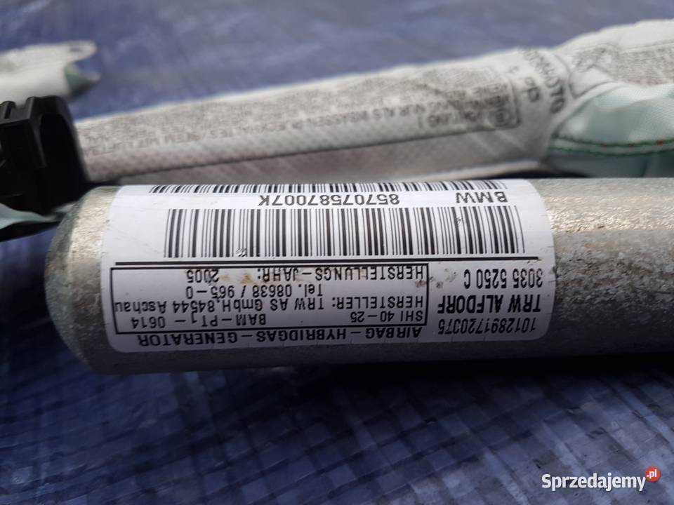 Kurtyny powietrzne E87 Airbag osobowe Sandomierz