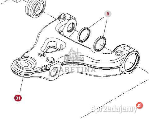 Fendt Vario 1038 1042 1046 1050 GEN 3 Wahacz Jastrzębniki