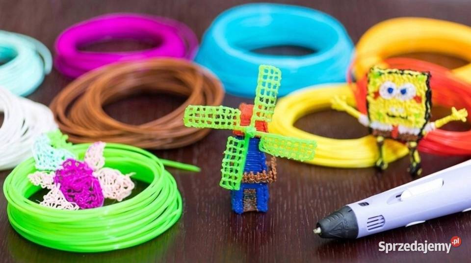 3D DŁUGOPIS DRUKARKA PEN ZESTAW WKŁADY PLA 1000 Toruń sprzedam