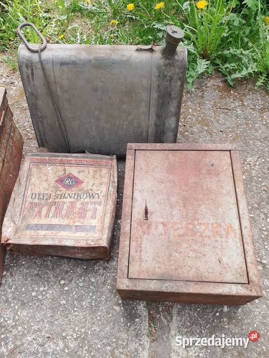 Skrzynka pojemnik zbiornik antyki kolekcje mazowieckie Sokołów Podlaski