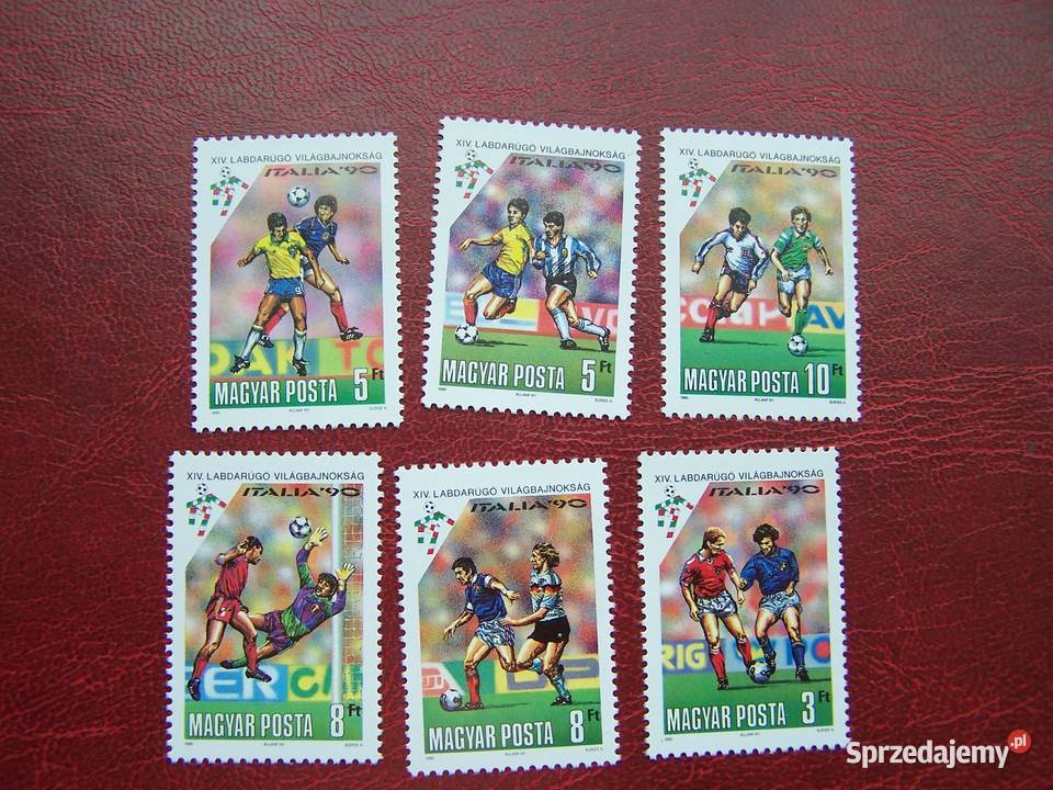 Węgry 1990 MNH Mi 408792 Sport Piłka nożna MŚ