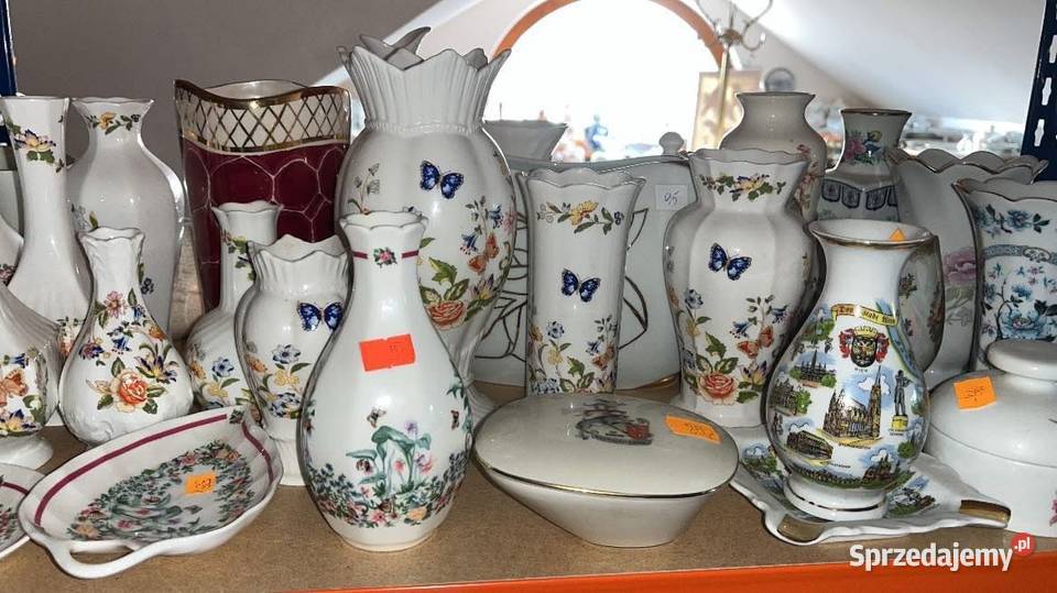 Wazonik Cottage Garden Aynsley Made in England Gdańsk