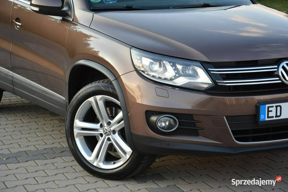 Volkswagen Tiguan Lift Toffee Brown bixenon Ledy SUV mazowieckie Ostrów Mazowiecka