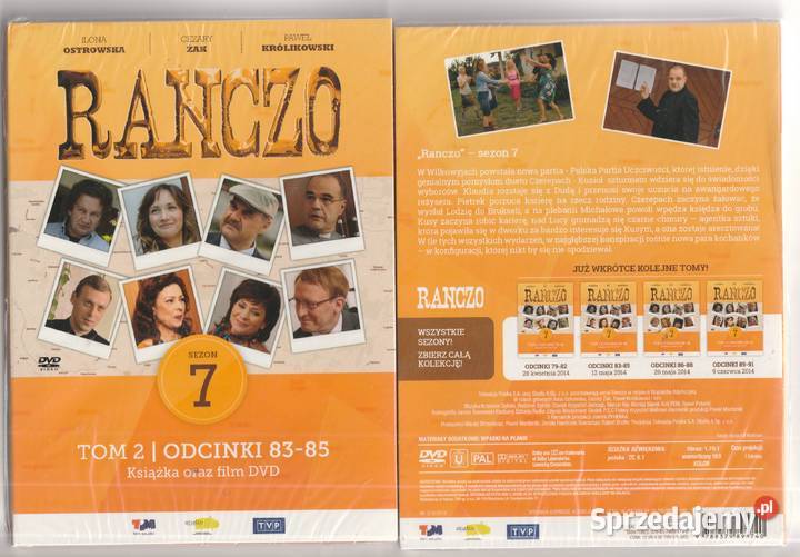 Ranczo sezon 7 tom 2 odcinki 8385 DVD mazowieckie Pruszków
