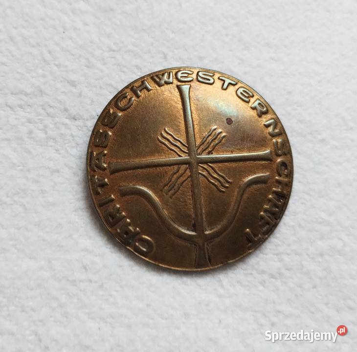 Stara Niemiecka Odznaka Caritas Schwester Schaft Cieszyn sprzedam