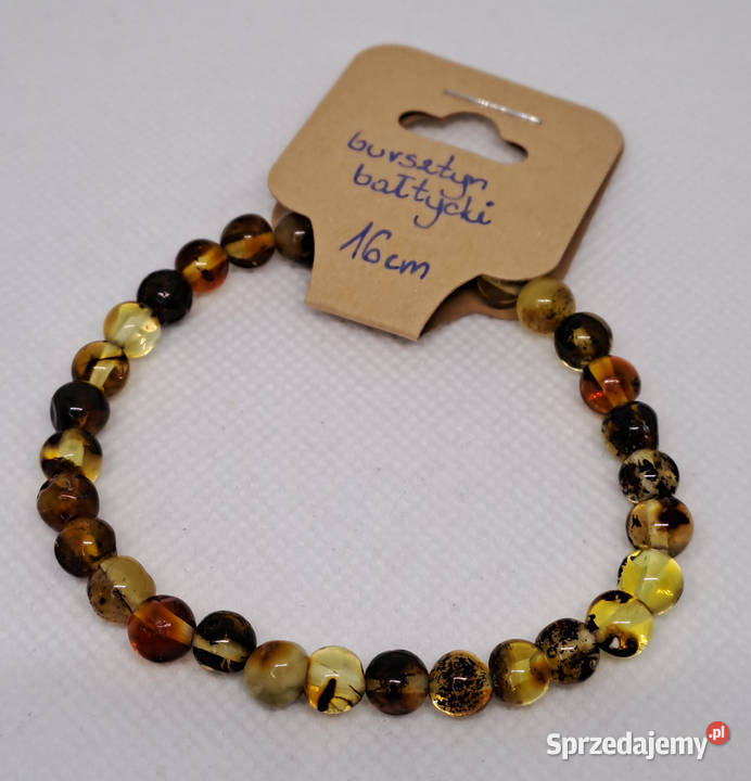 Bransoletka z bursztynu bursztyn bałtycki mazowieckie sprzedam