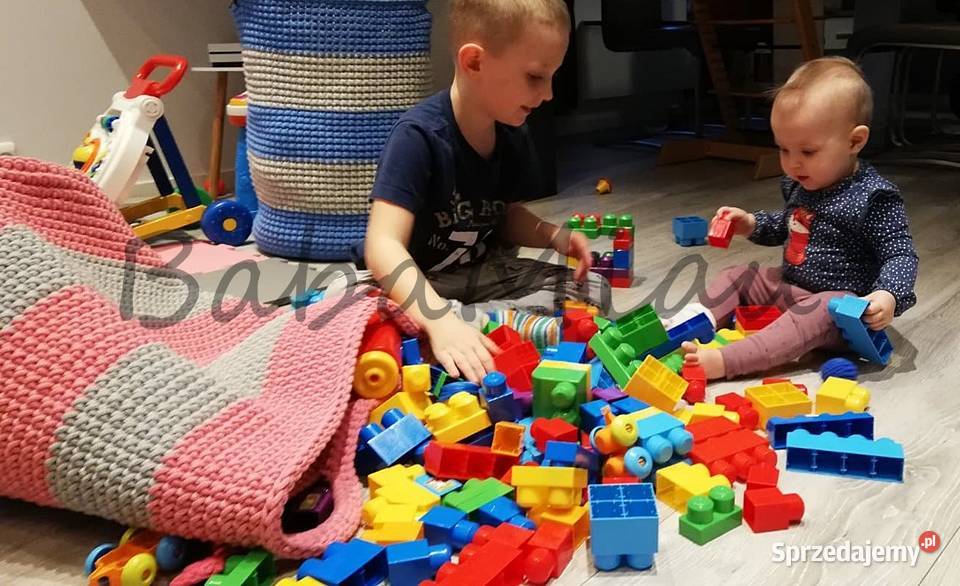 Kosz duży na zabawki bawełniany handmade różne Bydgoszcz