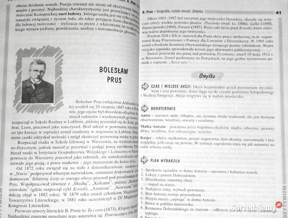 Opracowania lektury i wiersze 4 Pozytywizm Chełm