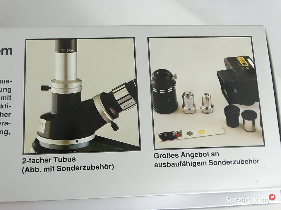 Mikroskop Bresser Optik System Zestaw retro w Biłgoraj sprzedam