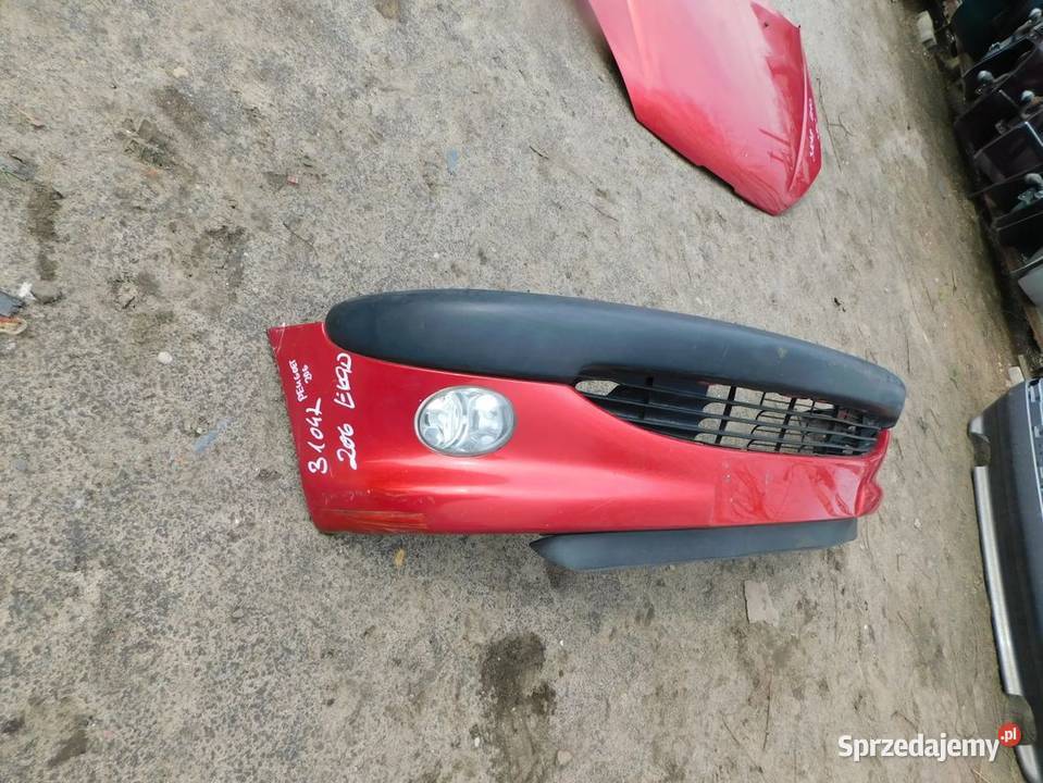 peugeot 206 zderzak kolor EKQD 31047 WYSYŁKA osobowe Pozostałe Żory