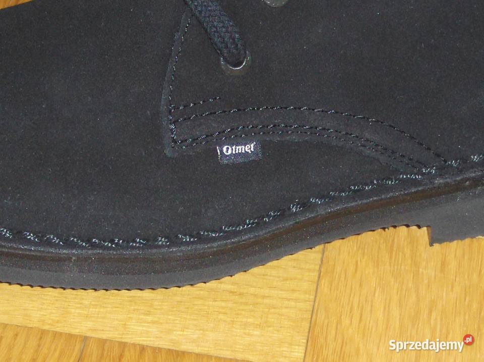 Otmęt Męskie butytrzewikicielaki Czarne 41 NOWE Łódź sprzedam