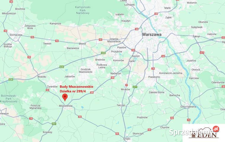 Działka Budy Mszczonowskie 2400m2