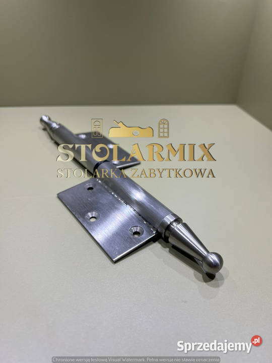 Zawias do starych drzwi bezprzylgowych ZBK 36P Paterek