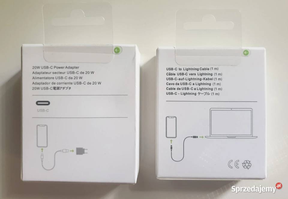 Szybka Ładowarka 20W Do IPhoneKabel Lightning Toruń sprzedam