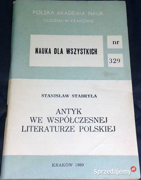 Antyk we współczesnej literaturze polskiej lubelskie Chełm