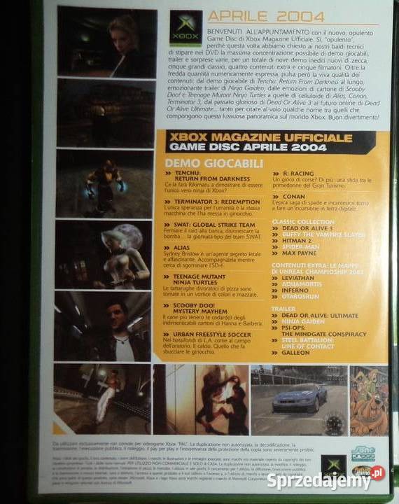 10x DVD XBOX magazine ufficiale DEMO 20032005 Rzeszów