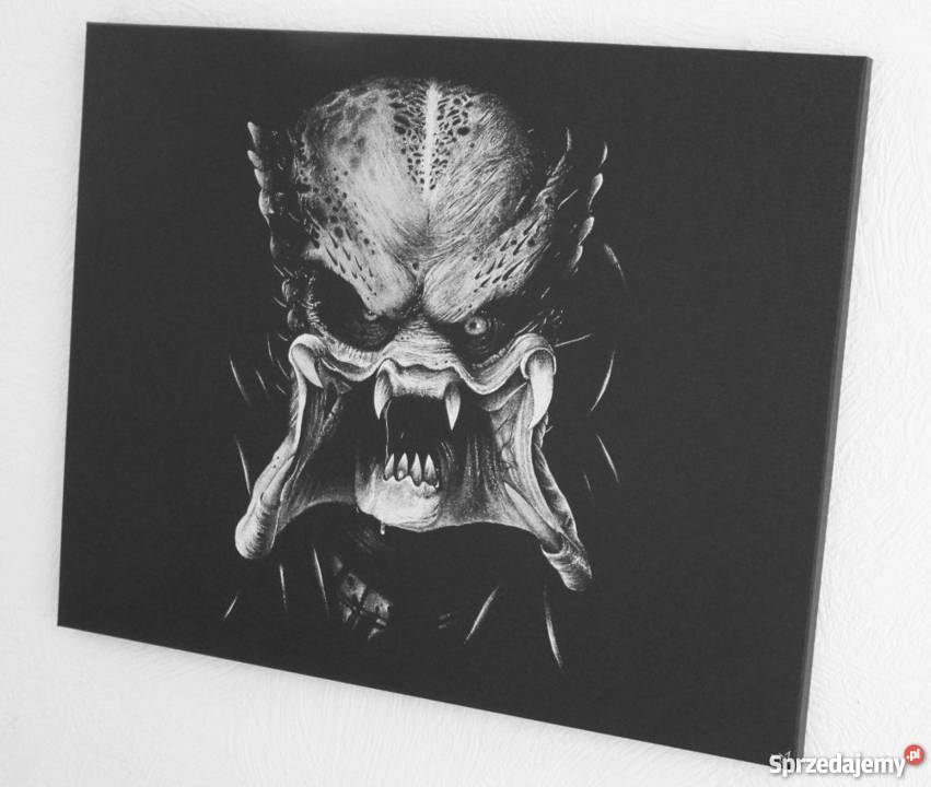 Predator Obraz ręcznie grawerowany w blasze świętokrzyskie Sandomierz sprzedam