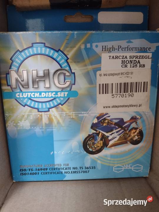 Tarcze sprzęgła NHC CD 1191 do motocykli Honda Sterdyń