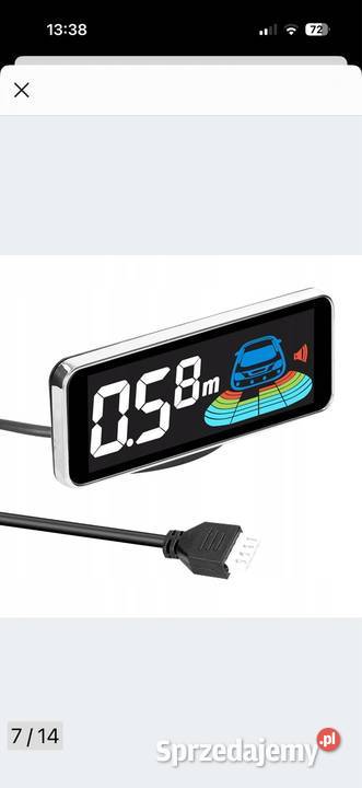 8 x czujnik parkowania wyświetlacz led Słupsk